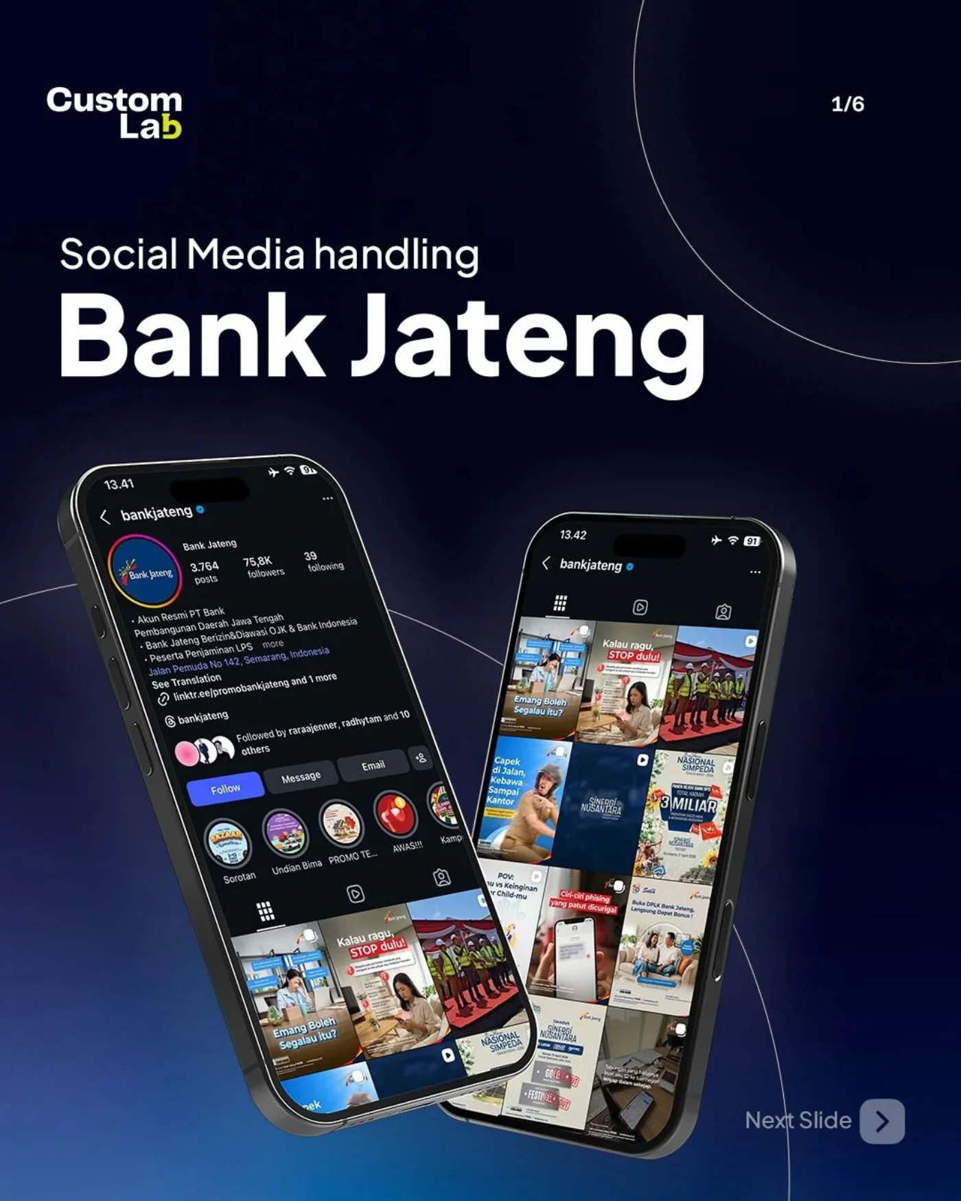 Contoh social media handling Bank Jateng
